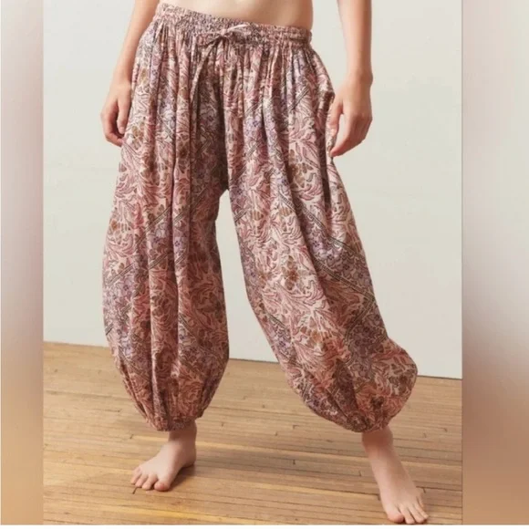 Urban Outfitters Out From Under NWOT Floral Harem Boho Pants - Picture 1 of 11